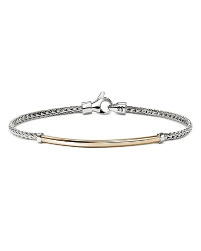 Sterling Silver & 14K Yellow Gold JH Essentials Bracelet
