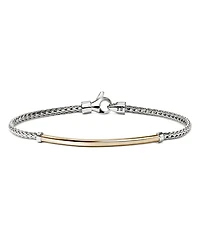 Sterling Silver & 14K Yellow Gold JH Essentials Bracelet