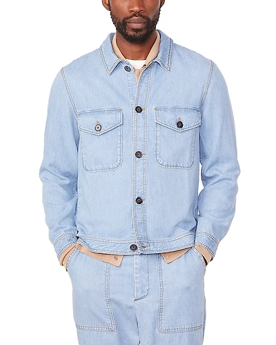 Officine Generale Hany Washed Denim Jacket