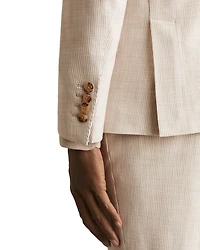 Kai Pinstripe Slim Fit Suit Jacket