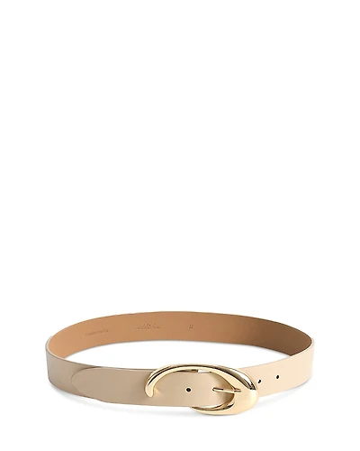 Ettika Sculpted Flow Women's Ivory Leather Belt