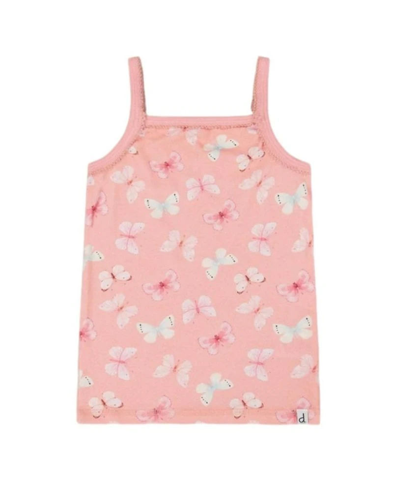 Girls' Printed Organic Butterflies Cotton Tank Top - Little Kid, Big Kid