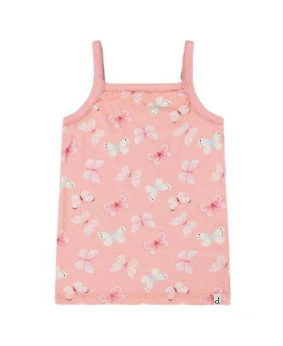 Girls' Printed Organic Butterflies Cotton Tank Top - Little Kid, Big Kid