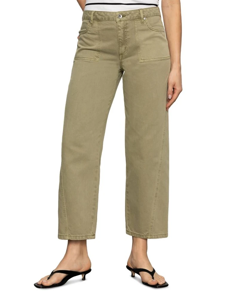District High Rise Column Ankle Jeans Bamboo