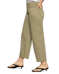 District High Rise Column Ankle Jeans Bamboo