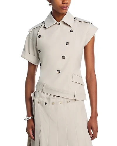 rokh Multi Button Twisted Shirt