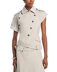 rokh Multi Button Twisted Shirt