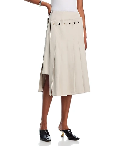 rokh Double Layer Pleated Skirt