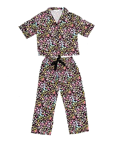Sunshine Society Girls' Bright Animal Silky Set - Little Kid, Big Kid