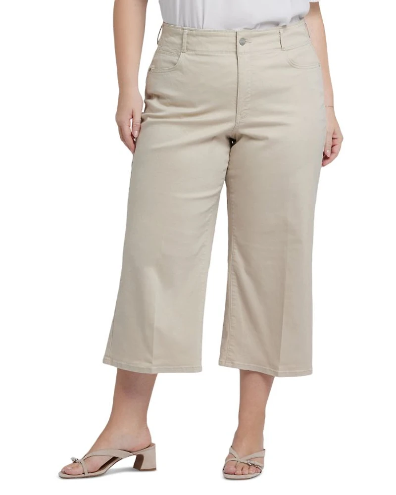 Brigitte Wide Leg Capri Pants