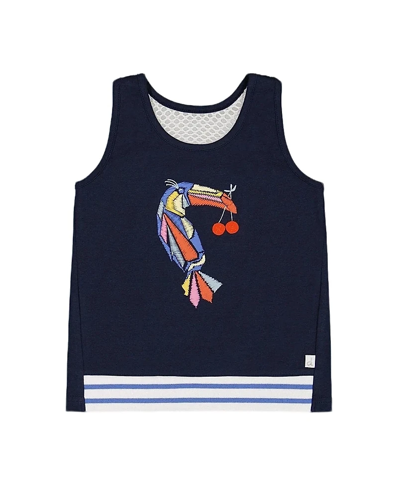 Deux par Deux Girls' Organic Cotton Tank Top - Little Kid