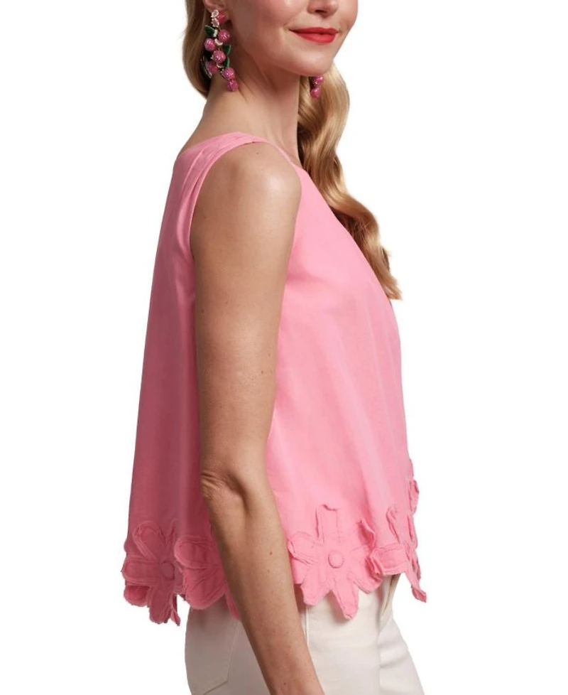 Zennia Flower Hem Tank