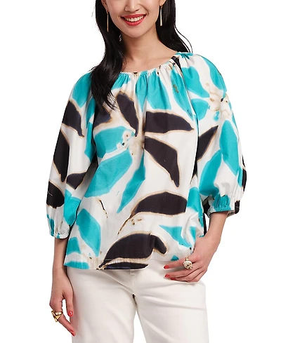 Frances Valentine Bliss Top Banana Leaf