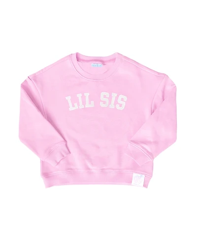 Bits & Bows Girls' Lil Sis Crewneck Sweatshirt - Baby, Little Kid