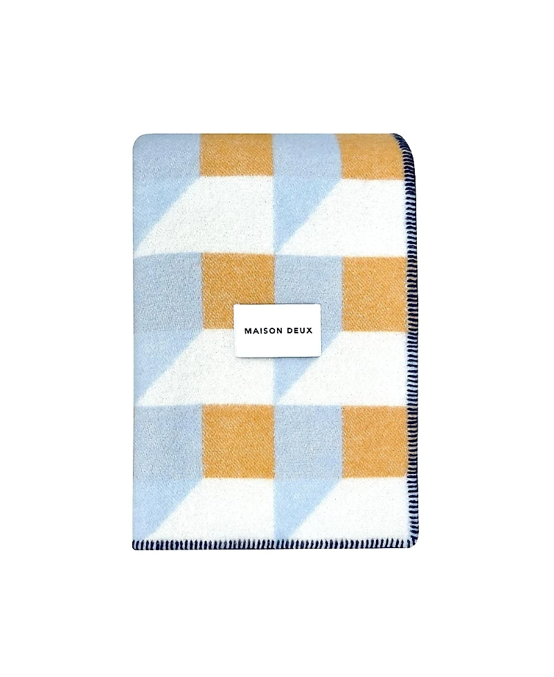 Maison Deux Cubics Blanket