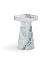 Zara Marble Indoor and Outdoor Side Table