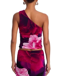 Floral Mesh Top