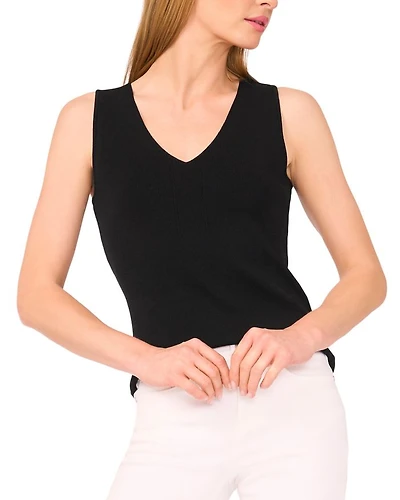V Neck Sleeveless Top