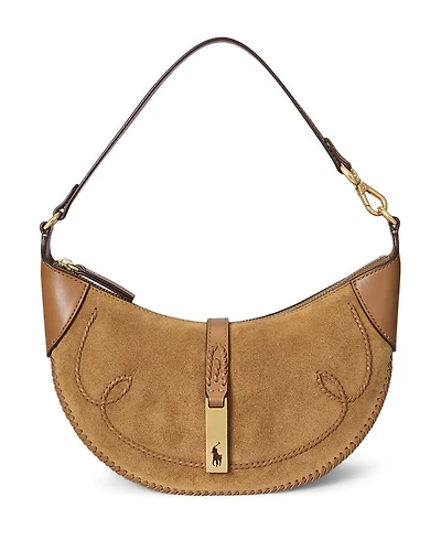 Polo ID Suede Western Mini Shoulder Bag