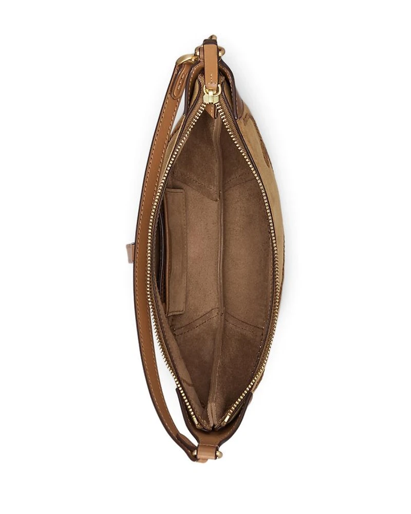 Polo ID Suede Western Mini Shoulder Bag