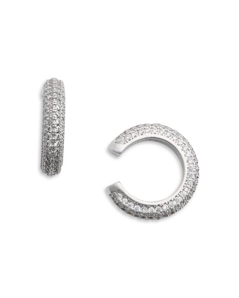 Micro Pave Cuff Earrings