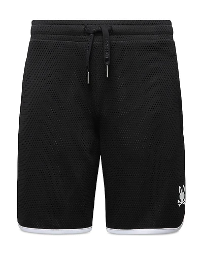 Psycho Bunny Unisex Nico Mesh Shorts - Little Kid, Big Kid
