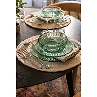 Archie Verde Salad/Dessert Plate, Set of 4
