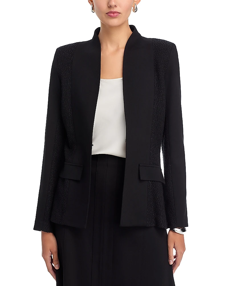 Misook Long Sleeve Ponte Jacket