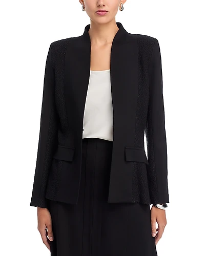 Misook Long Sleeve Ponte Jacket