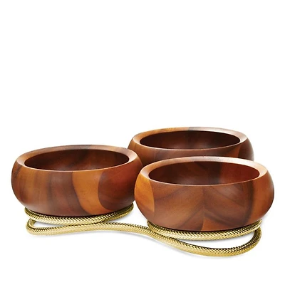 Braid Gold Condiment Server