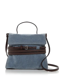 Moschino Tie Me Denim Shoulder Bag