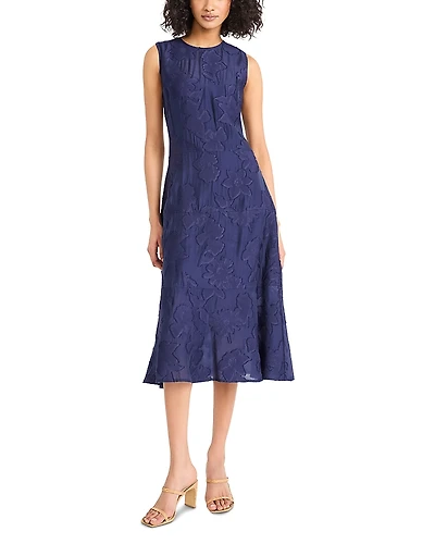 Luxely Jacquard Midi Dress