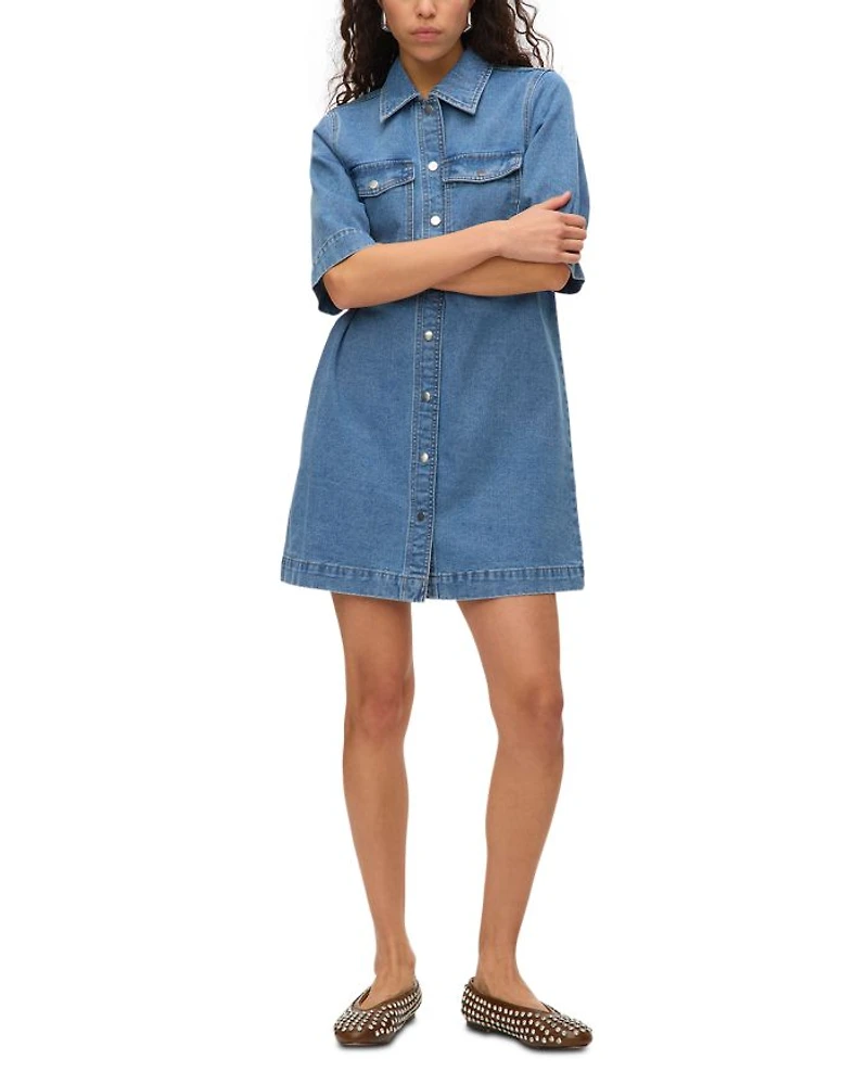 Denim Shirtdress