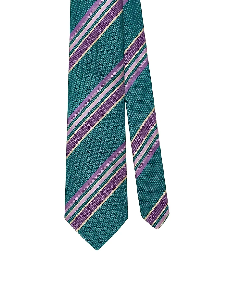 Robert Talbott Multi Stripe Basket Weave Necktie