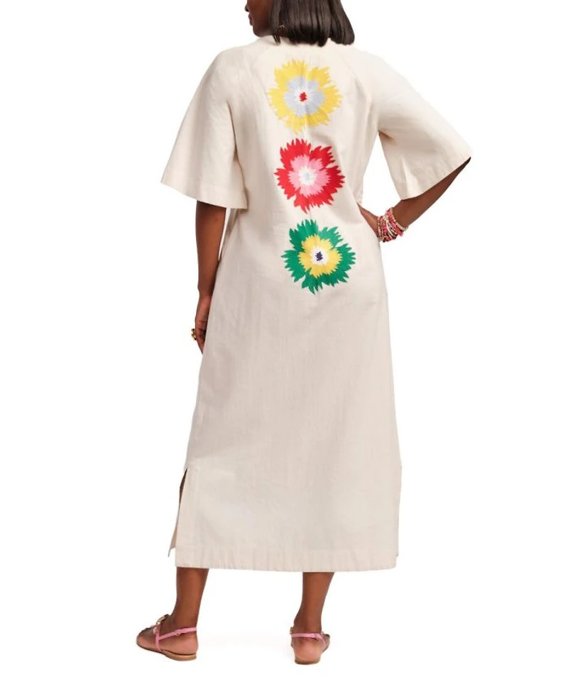 Charming Caftan Maxi Fireflower Dress