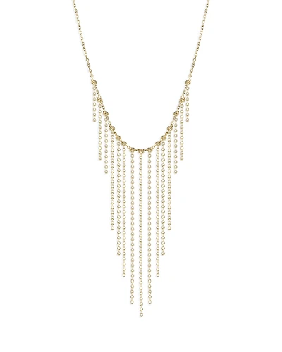 Moon & Meadow 14K Yellow Gold Fringe Collar Necklace, 16