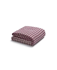 Gingham Linen Duvet Cover