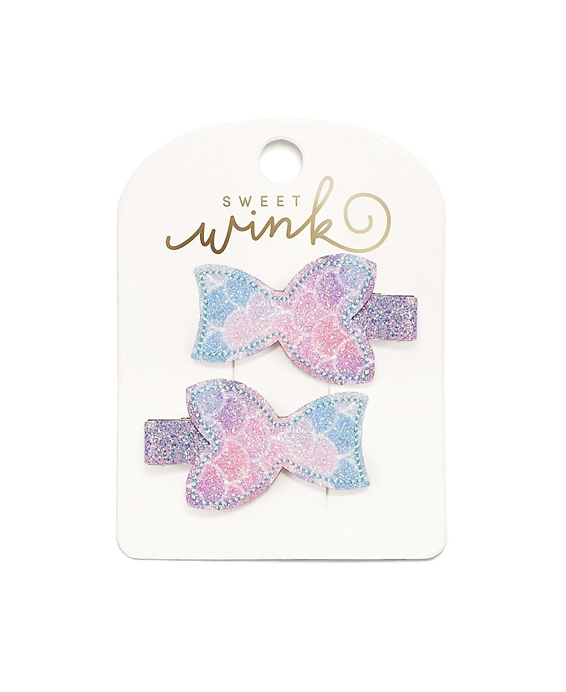 Sweet Wink Girls' Mermaid Tail Clip Set - Little Kid, Big Kid