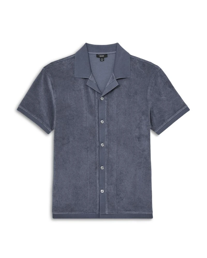 Short Sleeve Terry Camp Shirt