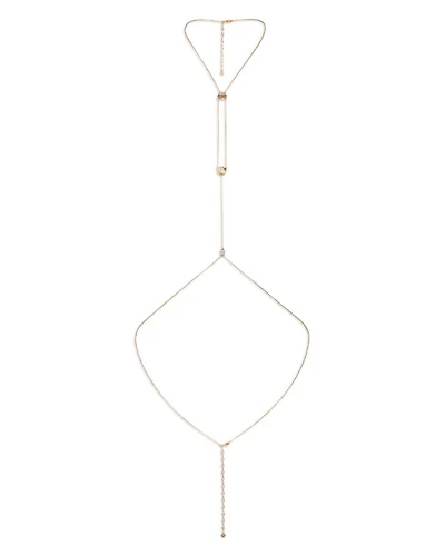 Cubic Zirconia Dainty Shell Body Chain