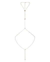 Cubic Zirconia Dainty Shell Body Chain