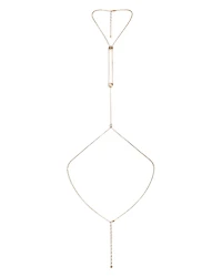 Ettika Cubic Zirconia Dainty Shell Body Chain