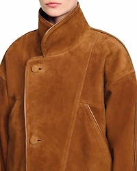 Oversized Suede Jacket