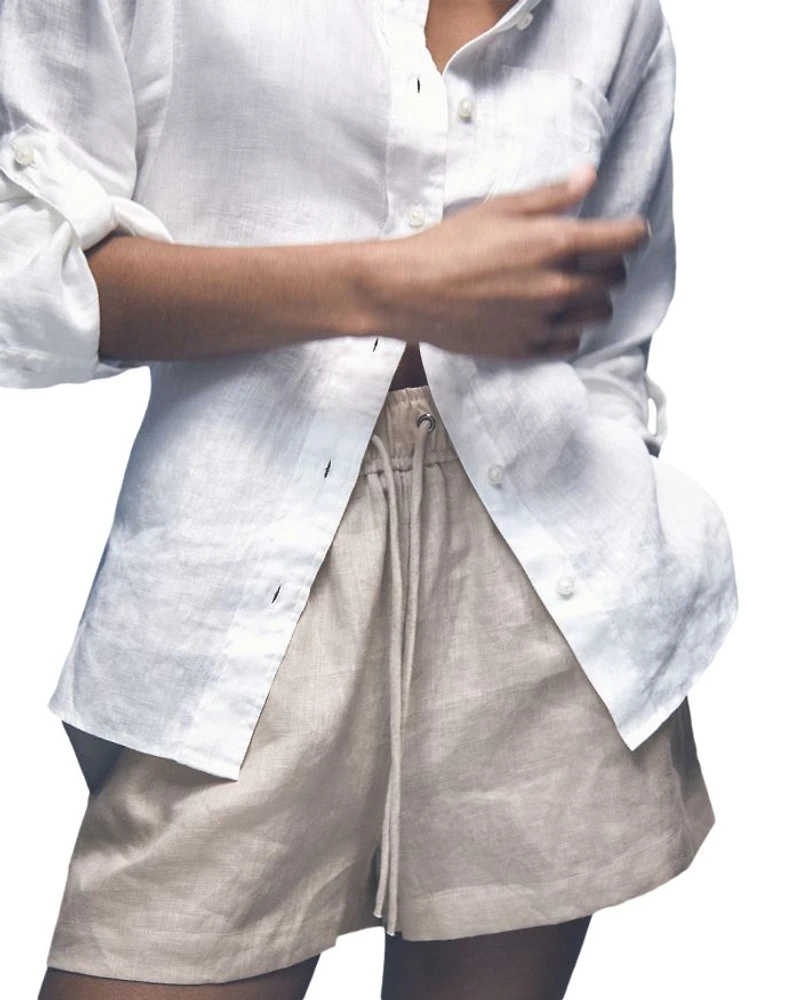 Willow Linen Blend Shorts