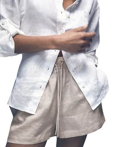 Willow Linen Blend Shorts