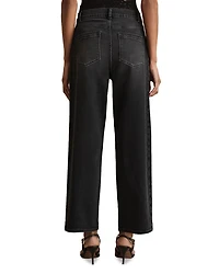 Molly Barrel Leg Jeans Washed Grey