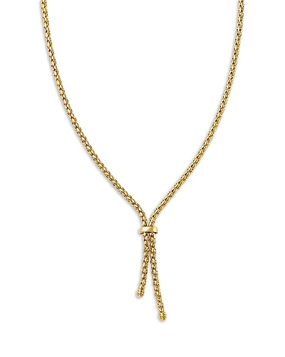 Bloomingdale's Fine Collection Popcorn Link Lariat Necklace