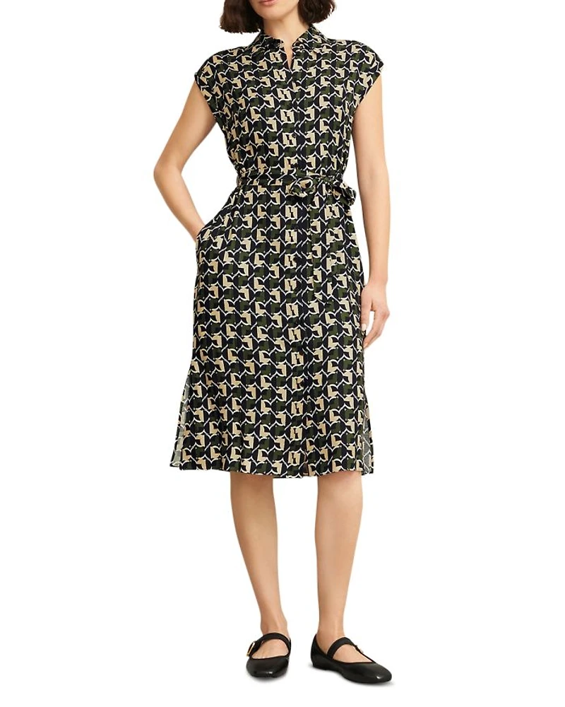Kalinda Geometric Print Dress