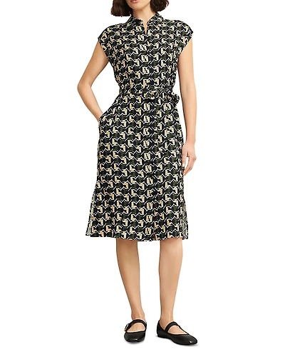 Hobbs London Kalinda Geometric Print Dress