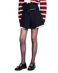 Tailored Ruffled Shorts